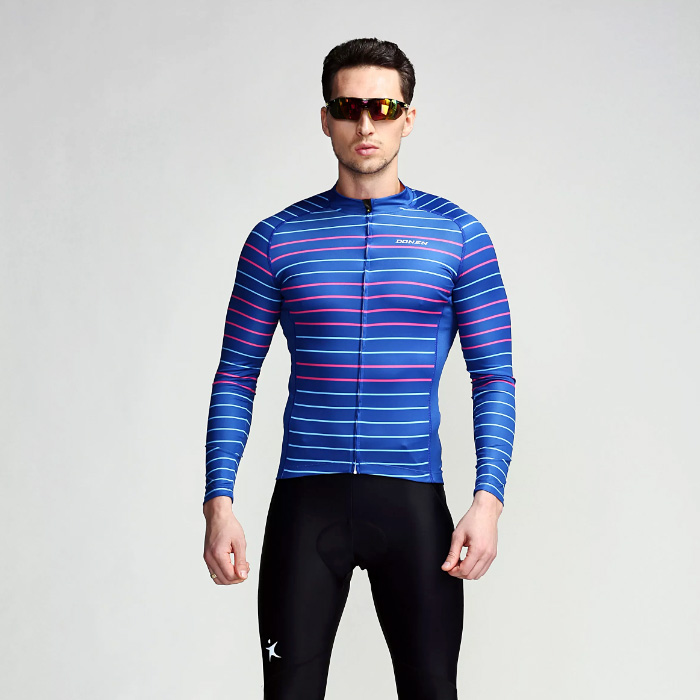Apsauginiai nuo UV spindulių vyriški dviratininkų megztiniai