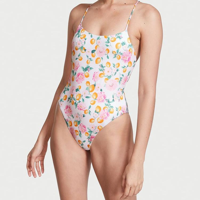 Šareni glatki kupaći kostim s printom