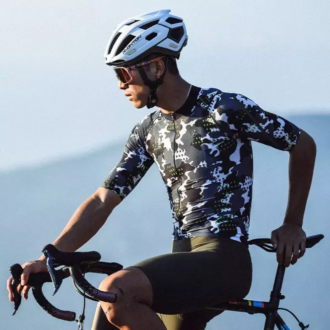 Camisas de ciclismo confortáveis ​​da moda masculina