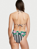 Trójkątny strój kąpielowy od bikini z nadrukiem
