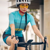 Tricou pentru ciclism pentru femei, cu mânecă scurtă, cu uscare rapidă
