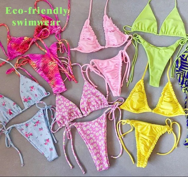 new luxury swimwear for women-2024 factory wholesale high quality custom printing bikini high waist mini micro bikini