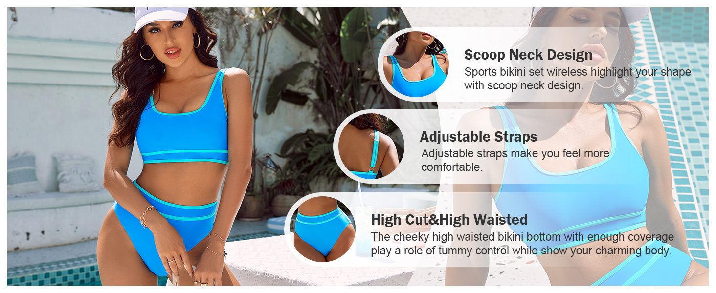 details of sporty swimsuits 2