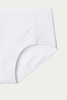 Bílé vysoké spodní prádlo pro dámy 