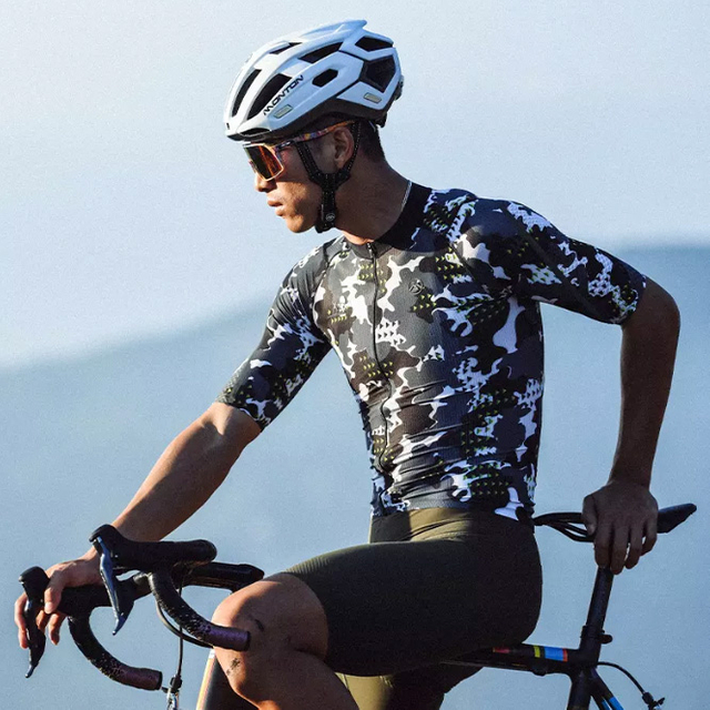 男性のファッション快適なサイクリング ジャージ