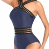 Blue One Piece Sport Swimsuits
