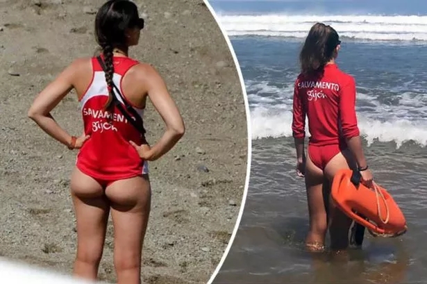 Спасилац купаћи костим плажа Шпанија