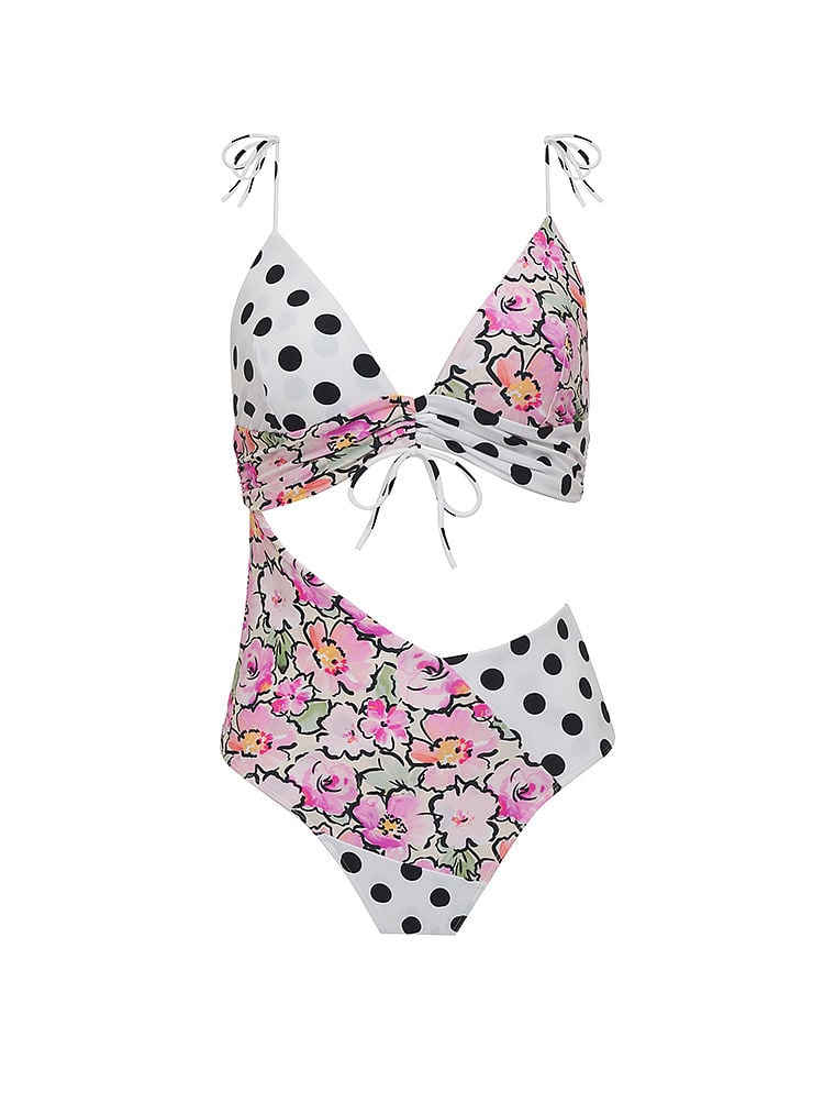 Flower Pattern Swimsuit