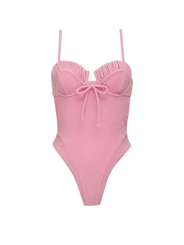 Swimsuit Bow Sweet Pink