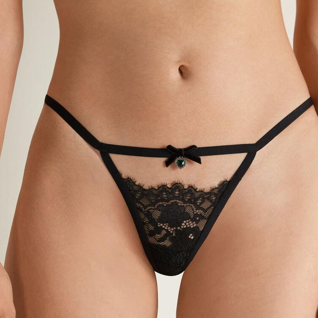 Ladies Sexy Lace Thong Lingerie 