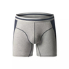 Man Cotton Breathable Spliced Two Color Boxer Shorts
