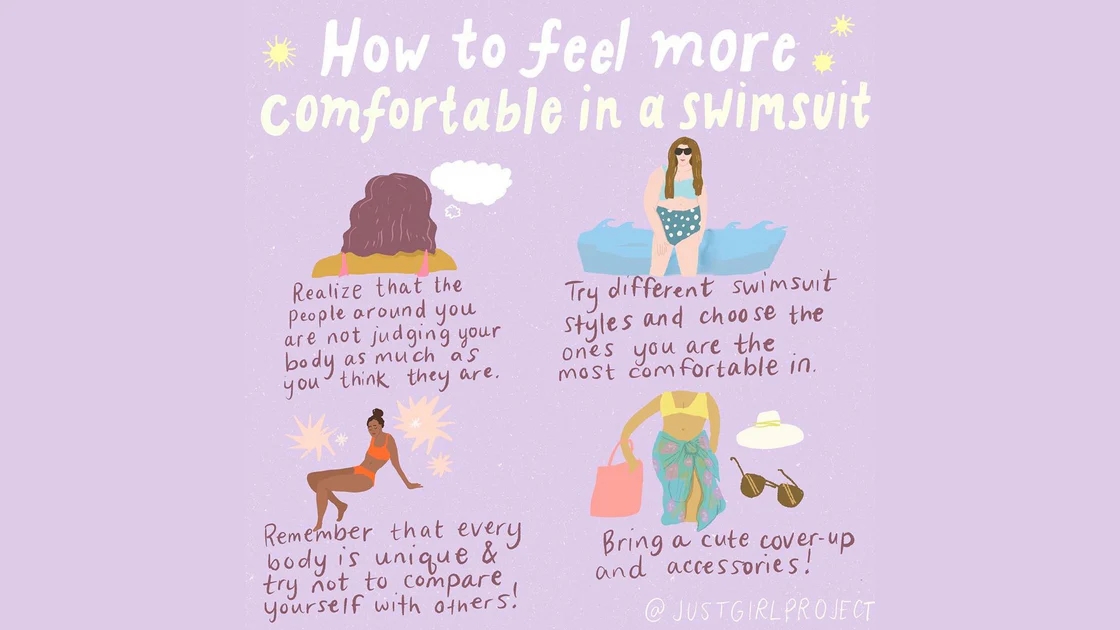 how to feel comfortable in a swimsuit